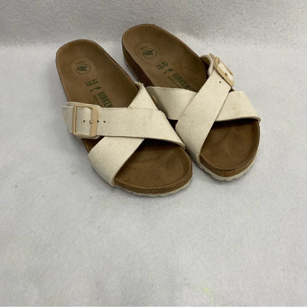 Birkenstock Sienna Vegan Canvas Sandals 40